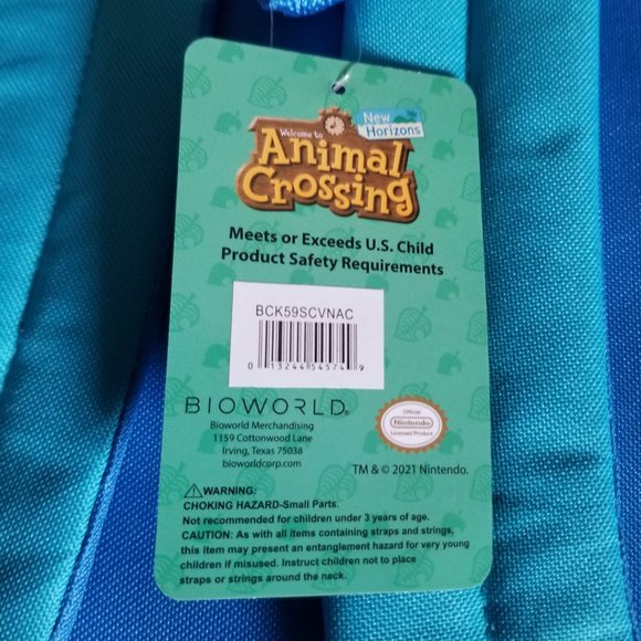 5 piece Animal Crossing Backpack - Picture 6 of 7